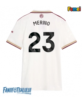 Arsenal Mikel Merino #23 Tricou Fotbal Replică 2025-26 Femei Treilea